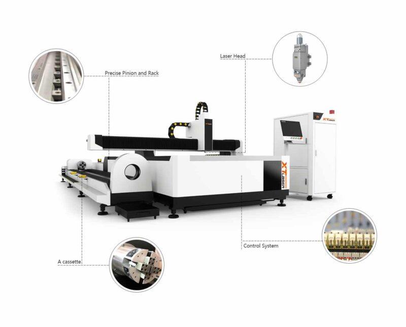 Good cutting quality of fiber laser cutter