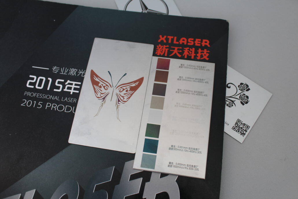 colorful-marking-on-stainless-steel-by-mopa-laser-marking-machine