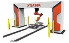 3D Robot fiber laser cutting machine