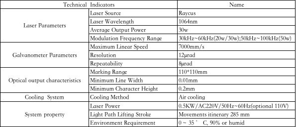 Fiber Laser Marking Machine Mini Model