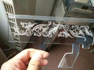 Co2 marking on acrylic