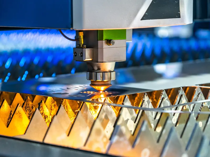 laser cutting machine in Sheet Metal Processing