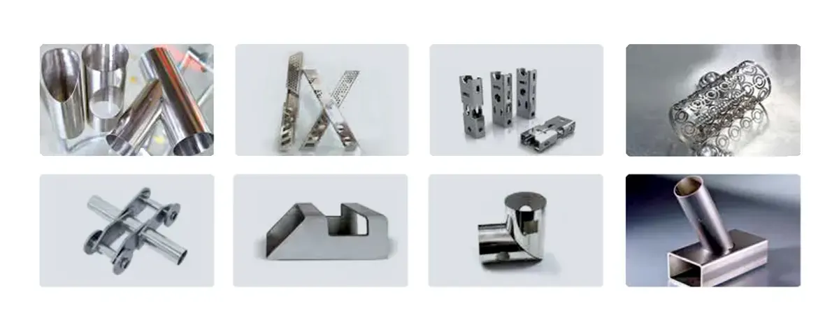 laser tube cutting machine samples