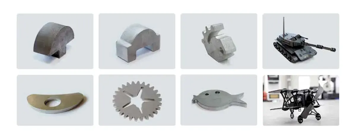 metal sheet laser cutting machine samples